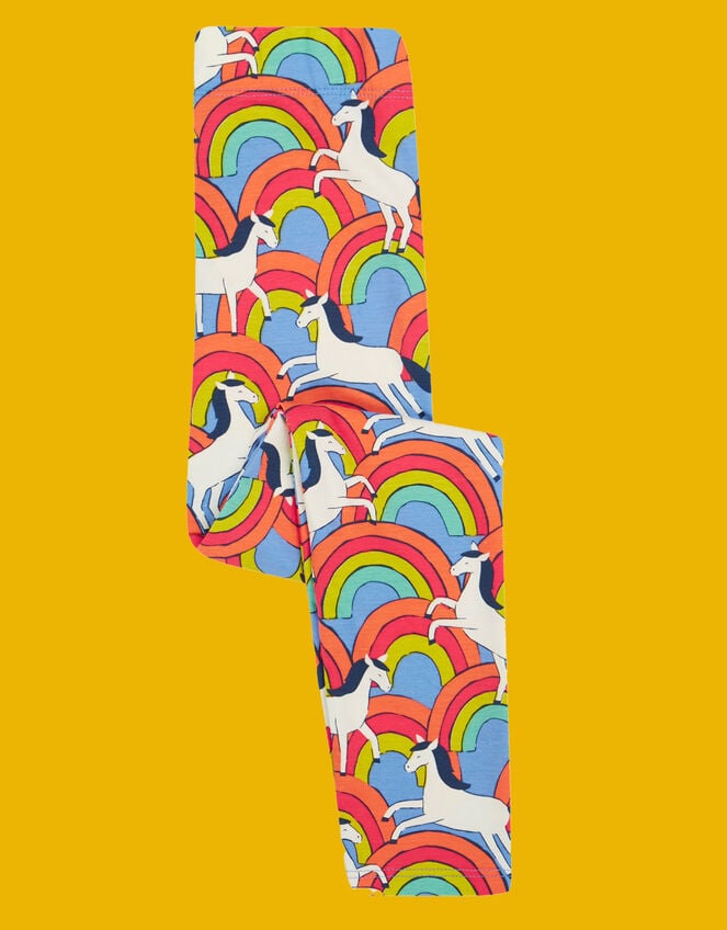 Frugi Leona Printed Leggings, Multi (MULTI), large