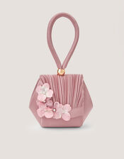 Rebecca Flower Embellished Bangle Bag, , large