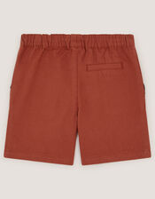 Whipstitch Drawstring Shorts, Red (RED), large