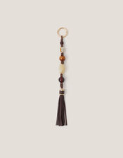 Beaded Tassel Bag Charm, , large