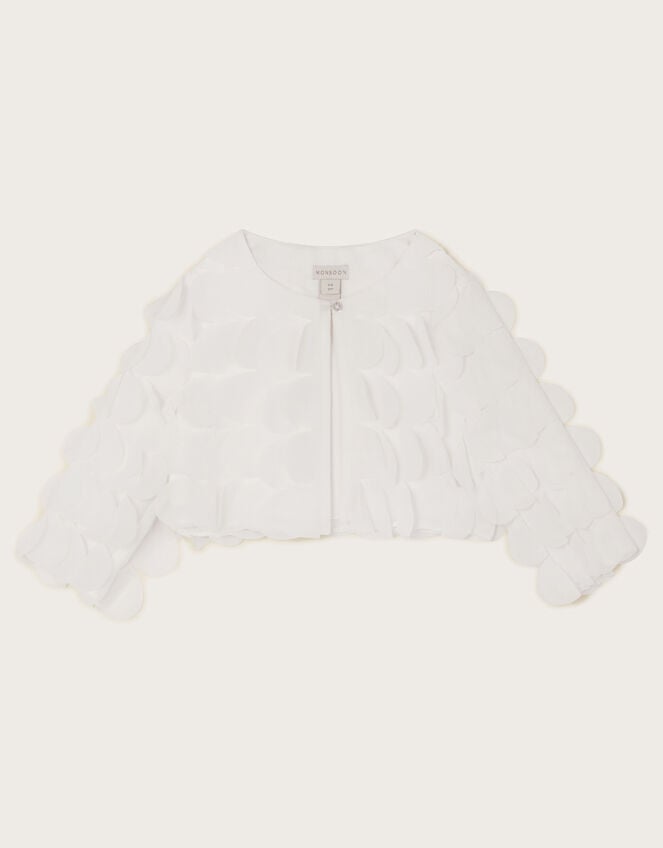 Jazzy Scallop Cover-Up, Ivory (IVORY), large