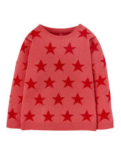 Frugi Zola Reversible Jumper, Pink (PINK), large