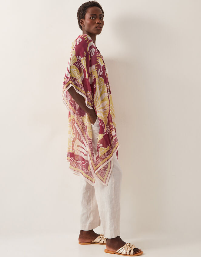 Misha Ornate Print Mini Kaftan, , large