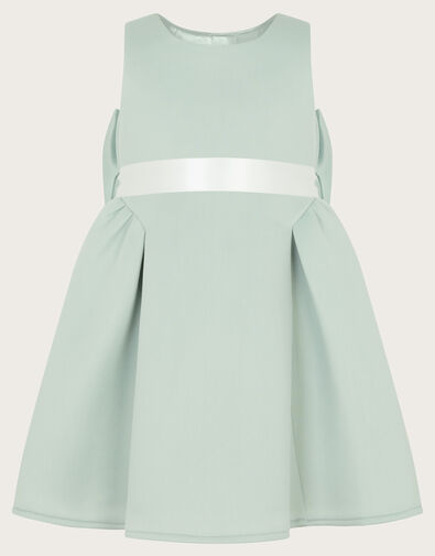 Baby Molly Scuba Bridesmaid Dress, Green (SAGE), large