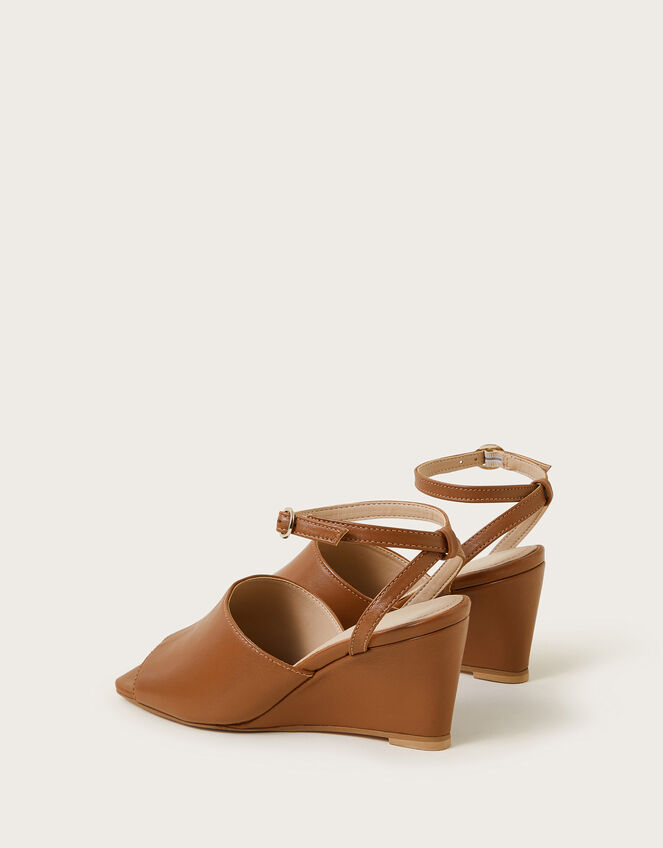 Wedge Sandals, Tan (TAN), large