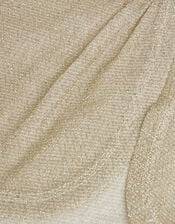 Baby Glitter Puff Sleeve Cardigan, Gold (GOLD), large