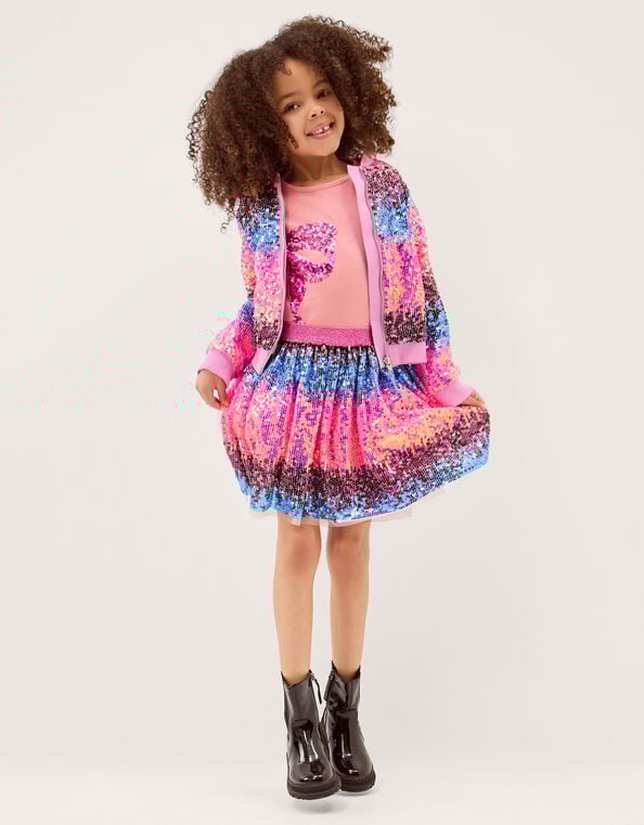 Ombr&eacute; Sequin Skirt, Multi (MULTI), large