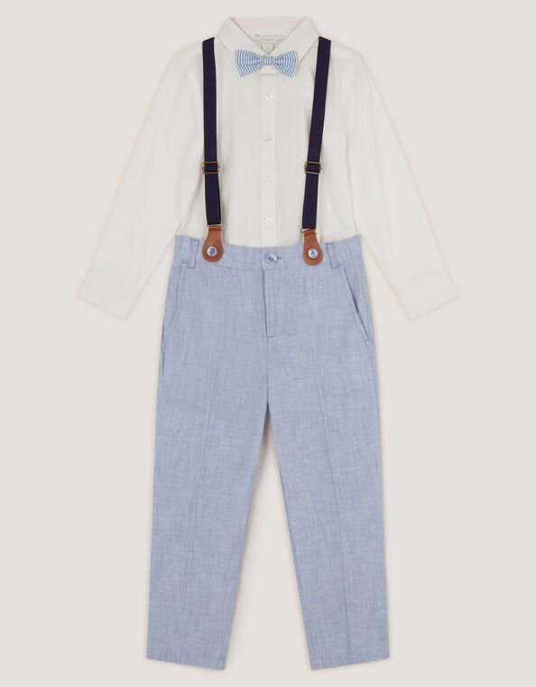 Aiden 3-Piece Suit with Braces, Blue (BLUE), large