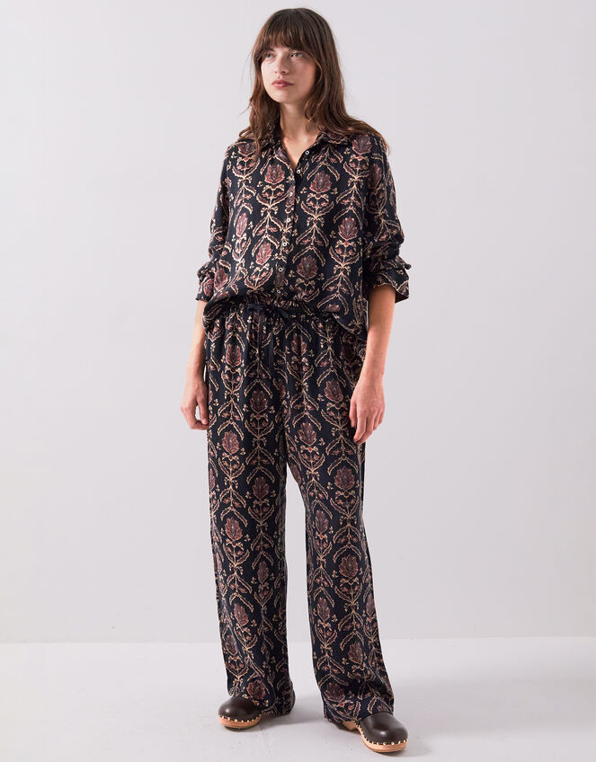 East Jesi Print Satin Blouse, Multi (MULTI), large