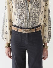 Maison Hotel Stephanie Embroidered Blouse, White (OFF WHITE), large