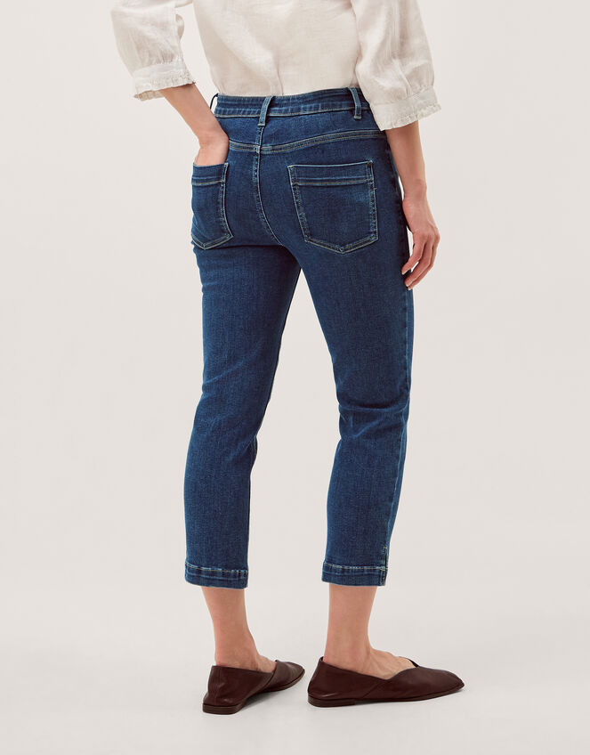 Idabella Crop Skinny Jeans, Blue (MID AUTHENTIC BLUE), large