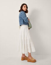 Quinn Tie Quilted Jersey Jacket, Blue (BLUE), large