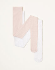 2-Pack Floral Lace Tights, Multi (MULTI), large