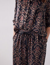 East Jesi Print Satin Trousers, Multi (MULTI), large