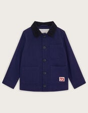 Collar Cord Jacket, Blue (BLUE), large