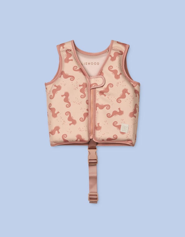 Liewood Dove Swim Vest, Orange (PEACH), large