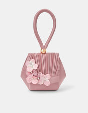 Rebecca Flower Embellished Bangle Bag, , large