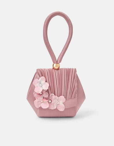 Rebecca Flower Embellished Bangle Bag, , large