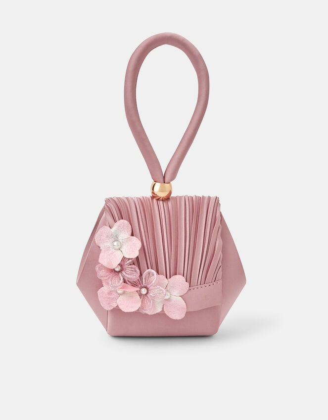 Rebecca Flower Embellished Bangle Bag, , large