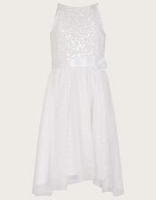 Truth Sequin Bridesmaid Dress, Ivory (IVORY), large