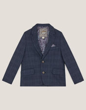 Oliver Check Pocket Detail Blazer, Blue (NAVY), large