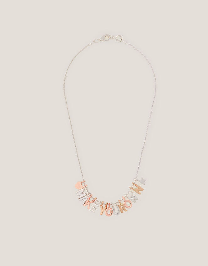 Make Your Own Letter Charm Necklace Set, , large