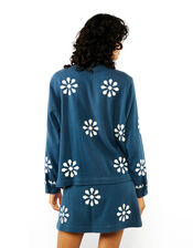 Wild Tomar Woven Collar Jacket, Blue (BLUE), large