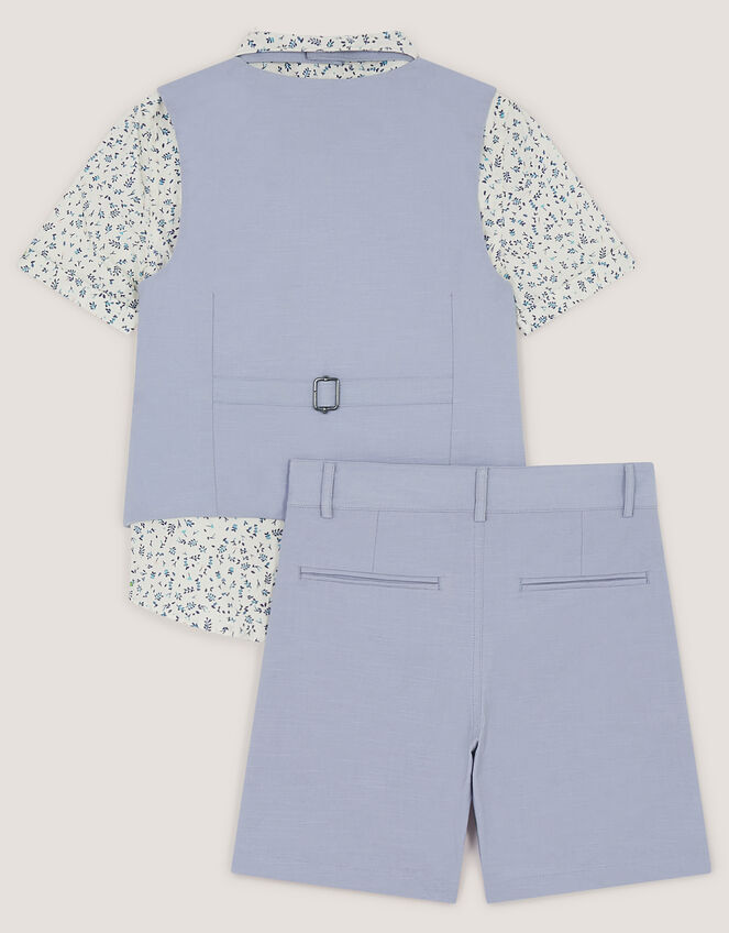 Oscar 4-Piece Short Suit, Blue (BLUE), large