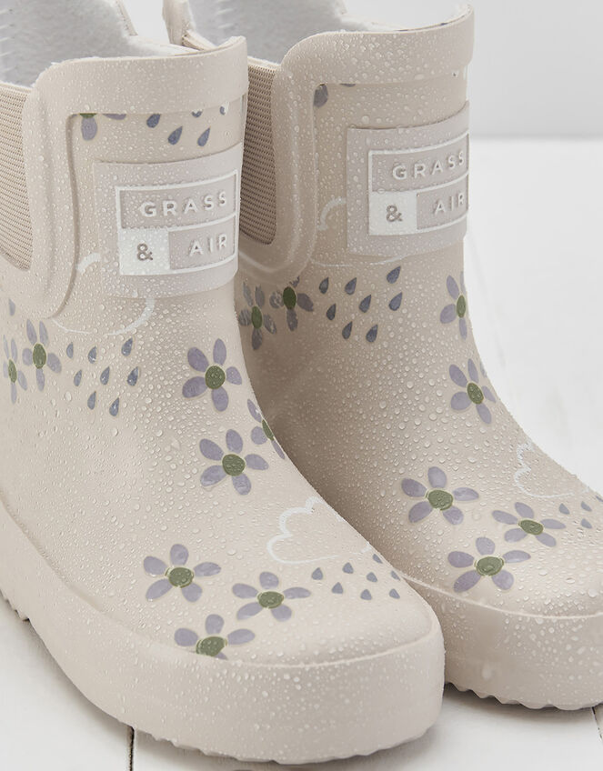 Grass and Air Colour-Revealing Wellies, Cream (CREAM), large