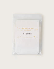 Butterfly Lace Tights, White (WHITE), large