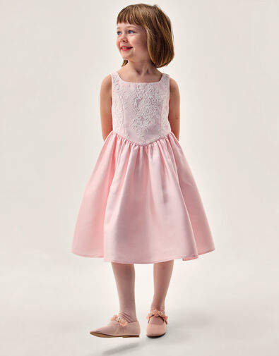 Juno Lace Bodice Party Dress, Pink (PINK), large