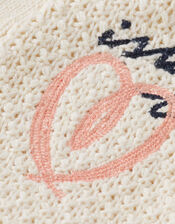 Scotch & Soda Embroidered V-Neck Cardigan, Ivory (IVORY), large