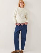 Abi Floral Applique Sweatshirt, Natural (NEUTRAL), large