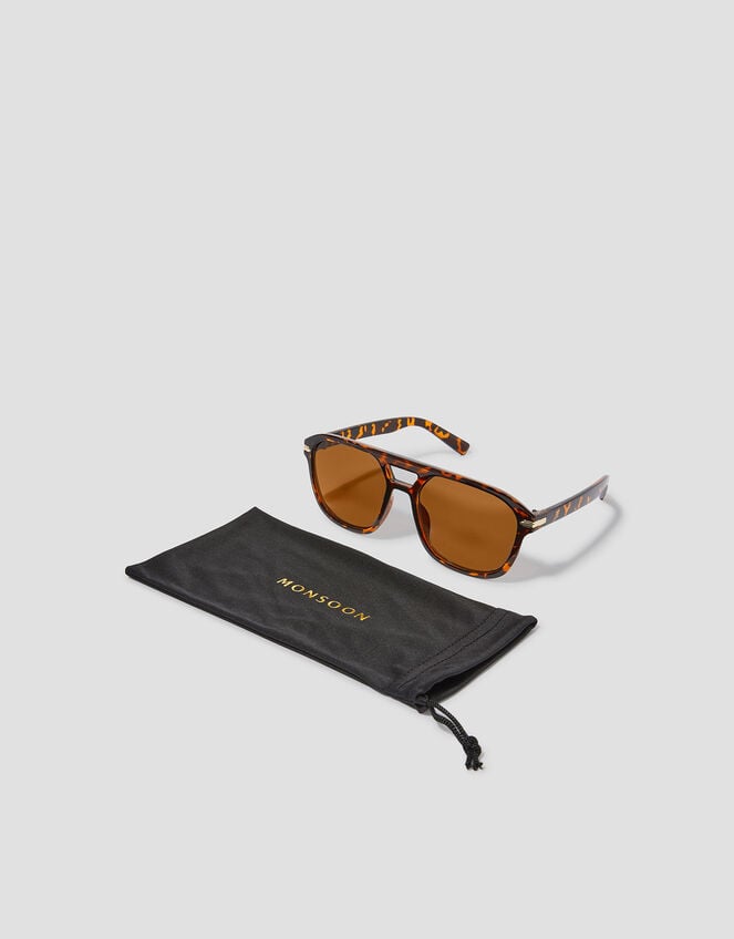 Tort Aviator Sunglasses, , large