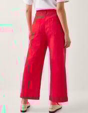 Arlo Regular Crop Jeans, Red (RED), large