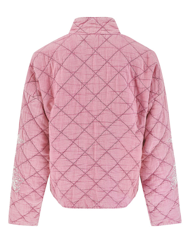 East Embroidered Quilted Jacket, Pink (BLUSH), large
