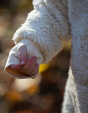 Little Green Radicals Sherpa Snug As A Bug Suit, Cream (CREAM), large