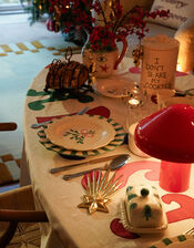 Anna + Nina Mistletoe Breakfast Plate, , large