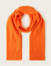 Coni Cashmere Scarf, Orange (ORANGE), large