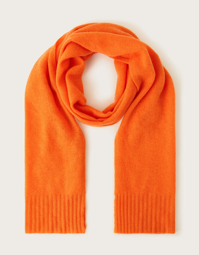 Coni Cashmere Scarf, Orange (ORANGE), large