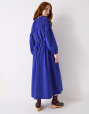 East Mahi Corduroy Midi Dress, Blue (BLUE), large