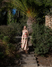 Lyrical Sisters Desert Bubble Print Maxi Dress, Multi (MULTI), large