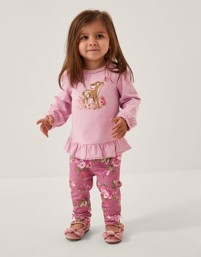 Baby Felicity Floral Top & Leggings Set, Pink (PINK), large