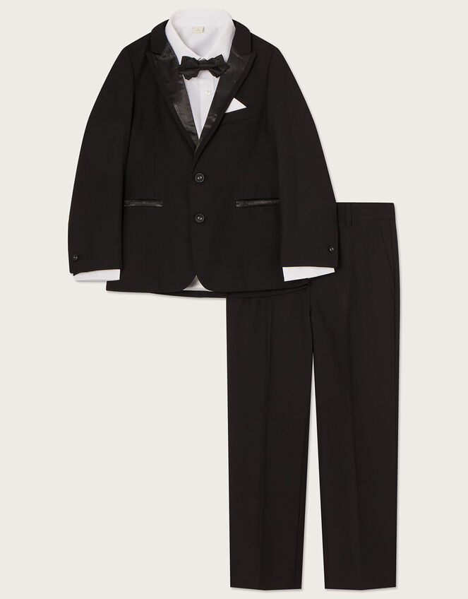 Benjamin 4-Piece Tuxedo Suit, Black (BLACK), large