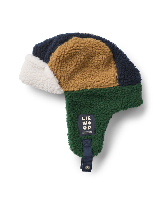 Liewood Bravo Colourblock Trapper Hat, Multi (MULTI), large