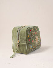 Elizabeth Scarlett Earth Goddess Velvet Make Up Bag, , large