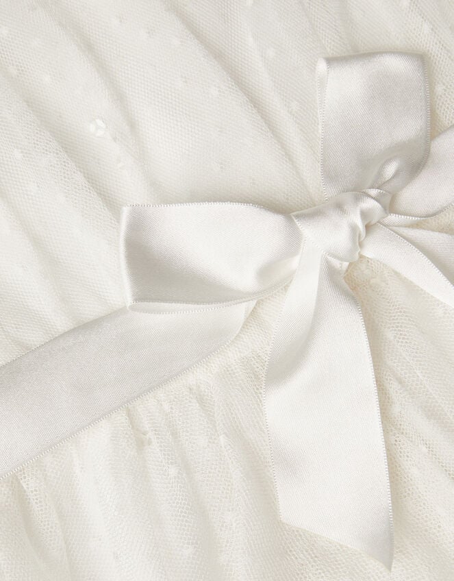 Stacie Waterfall Dress, Ivory (IVORY), large