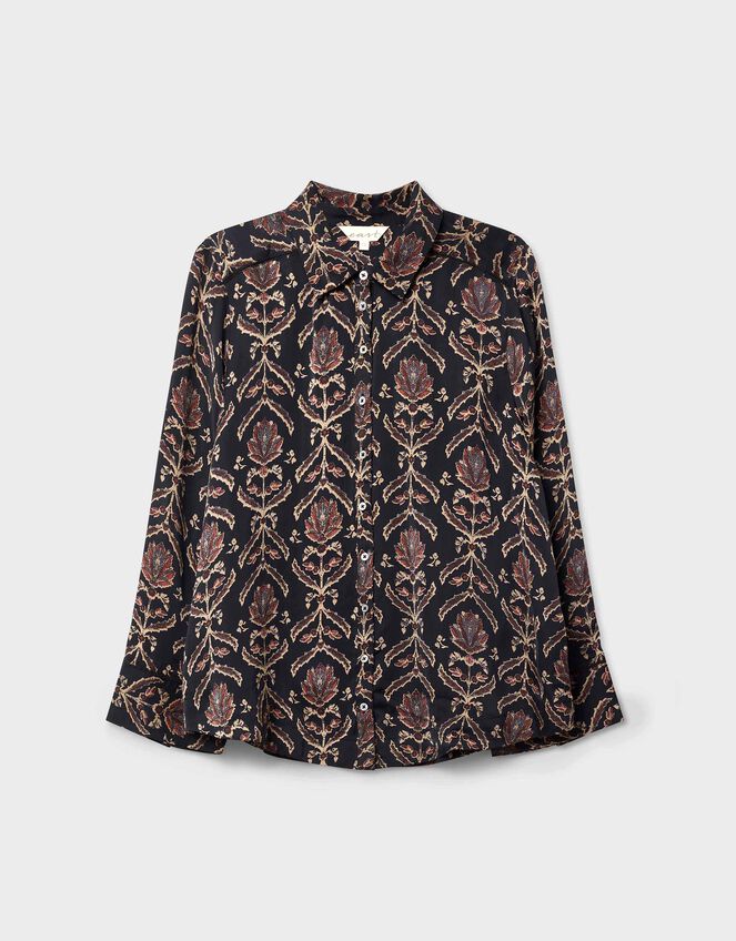 East Jesi Print Satin Blouse, Multi (MULTI), large