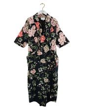 One Hundred Stars Rachel Blossom Midi Dress, Black (BLACK), large