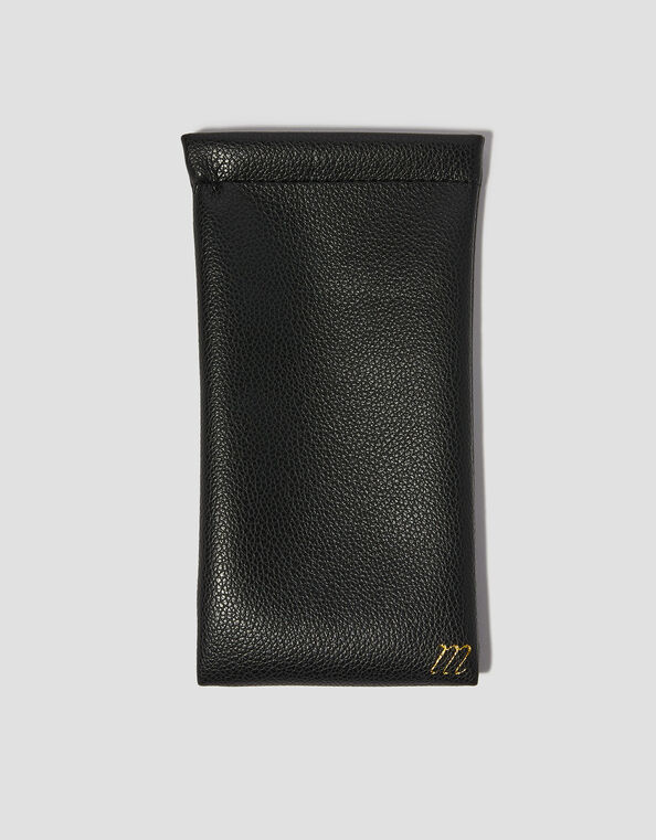 Soft Sunglasses Pouch, Black (BLACK), large